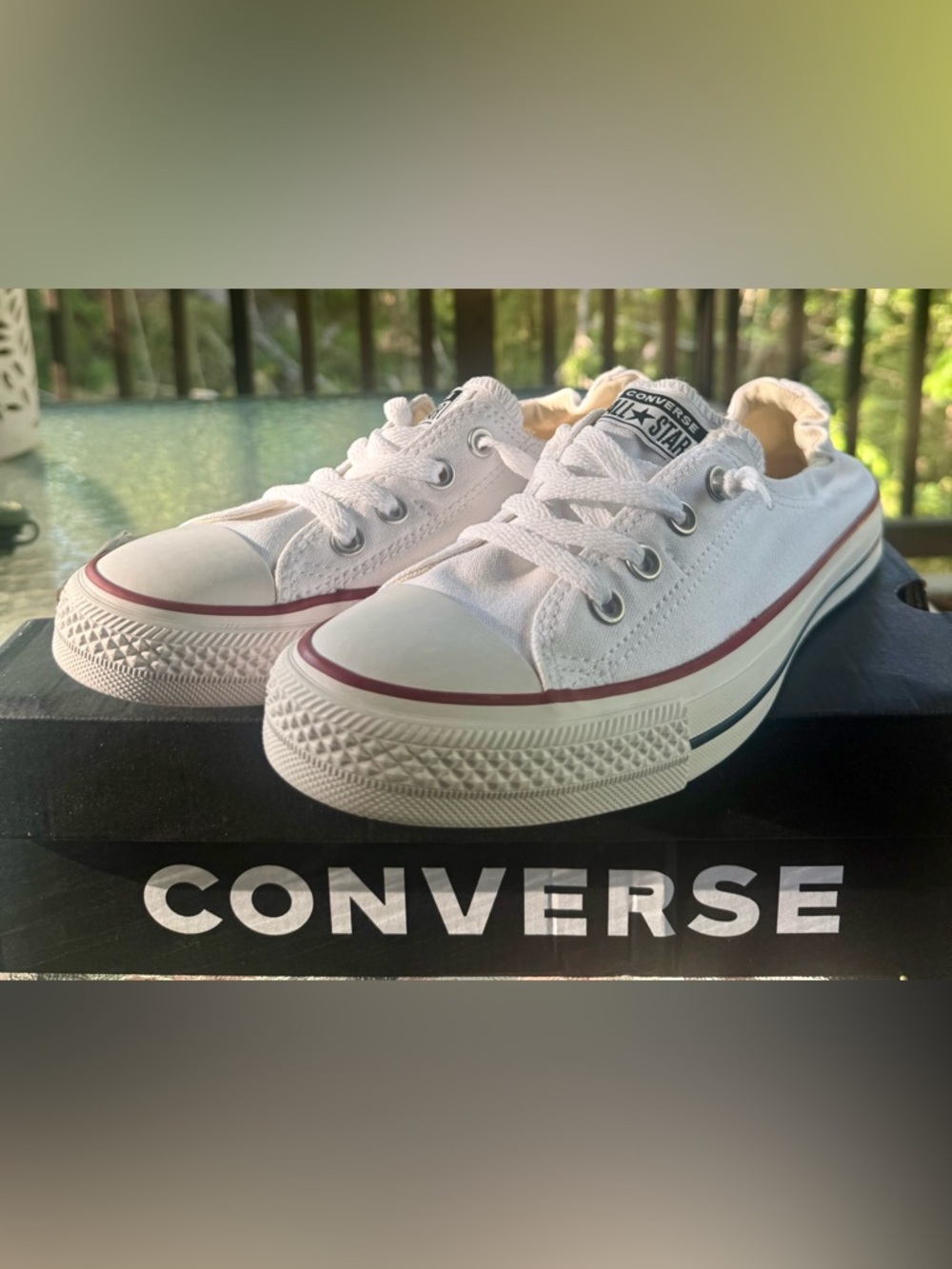 Converse Woman’s White Low-Top Sneakers